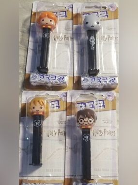 PEZ - HARRY POTTER EDITION PEZ DISPENSERS - SET OF FOUR - SEALED IN BOX